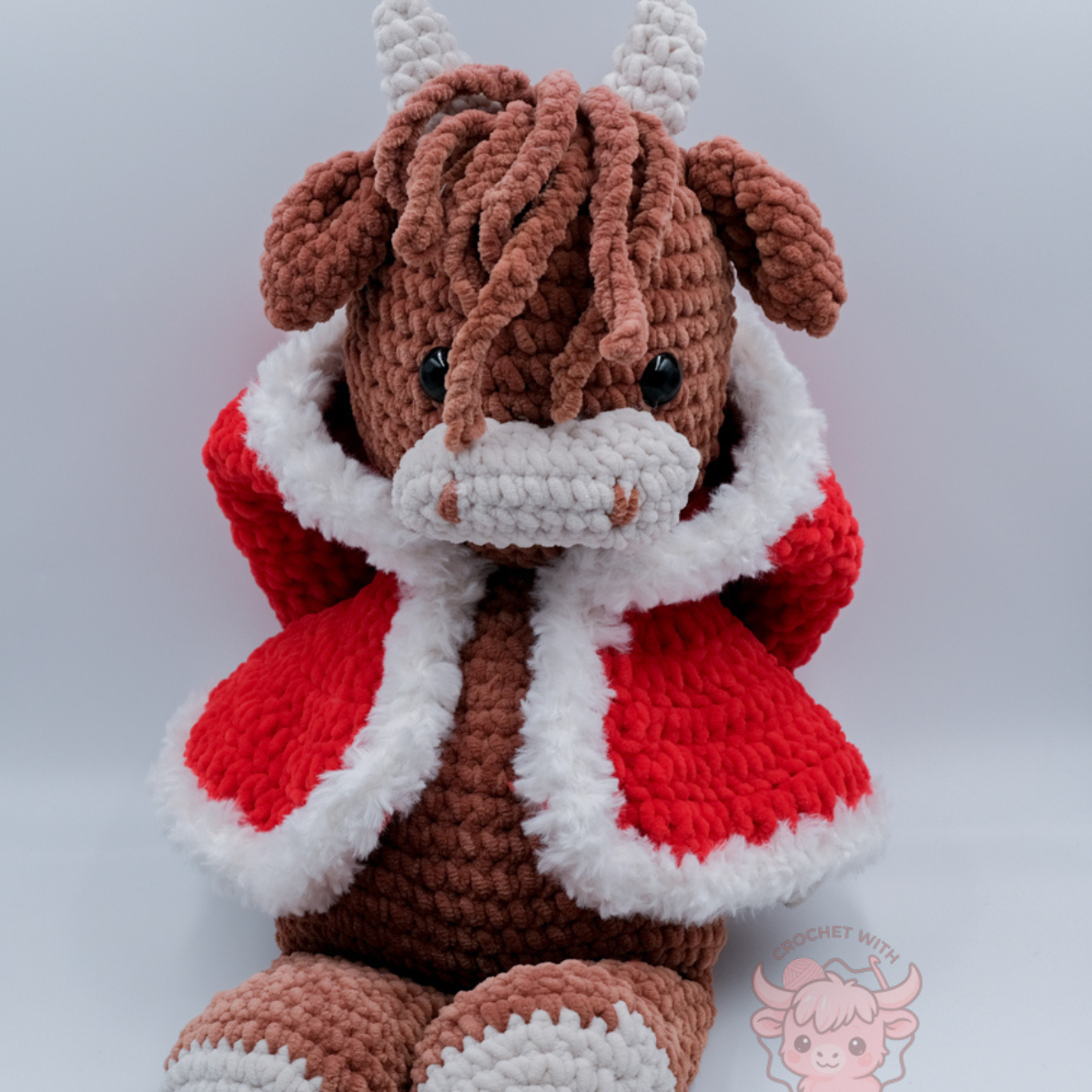 Fergus Winter Cape. Crochet Pattern PDF