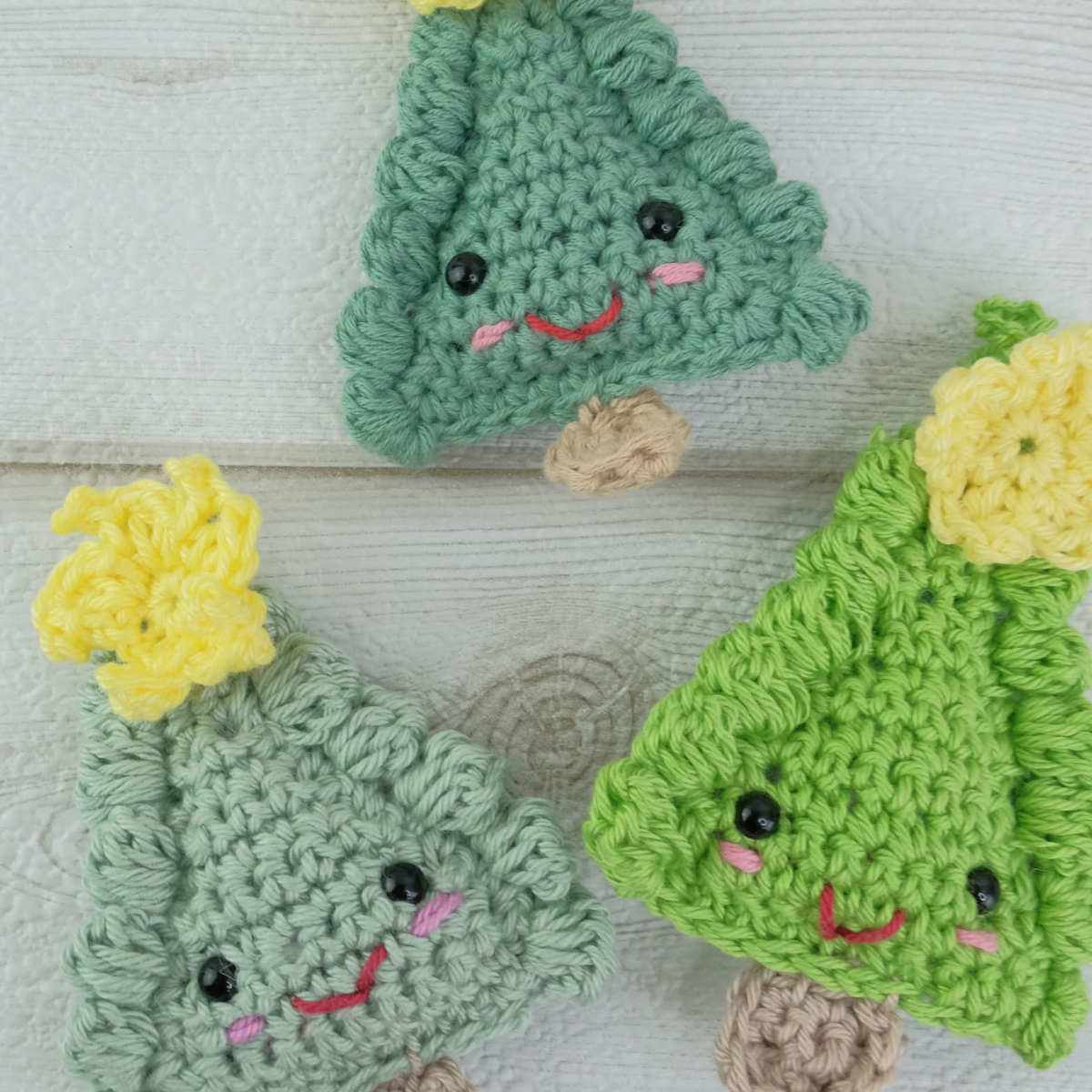 Crochet Christmas ornament tree pattern (PDF)