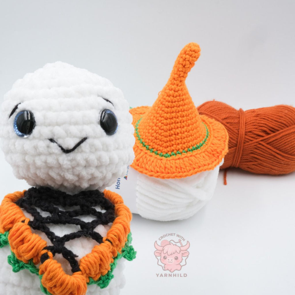 Rim the Halloween Ghost – Crochet Pattern (PDF)
