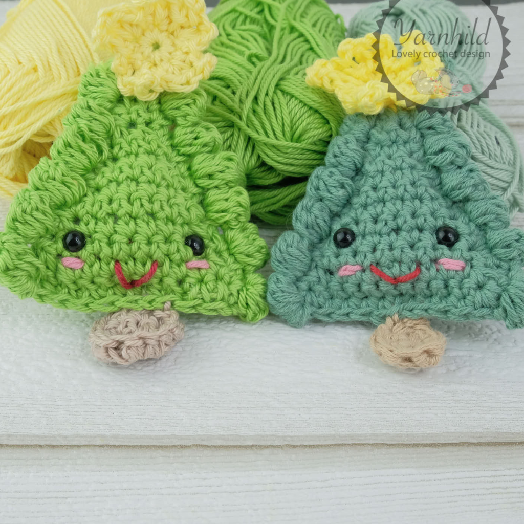 Crochet Christmas ornament tree pattern (PDF)