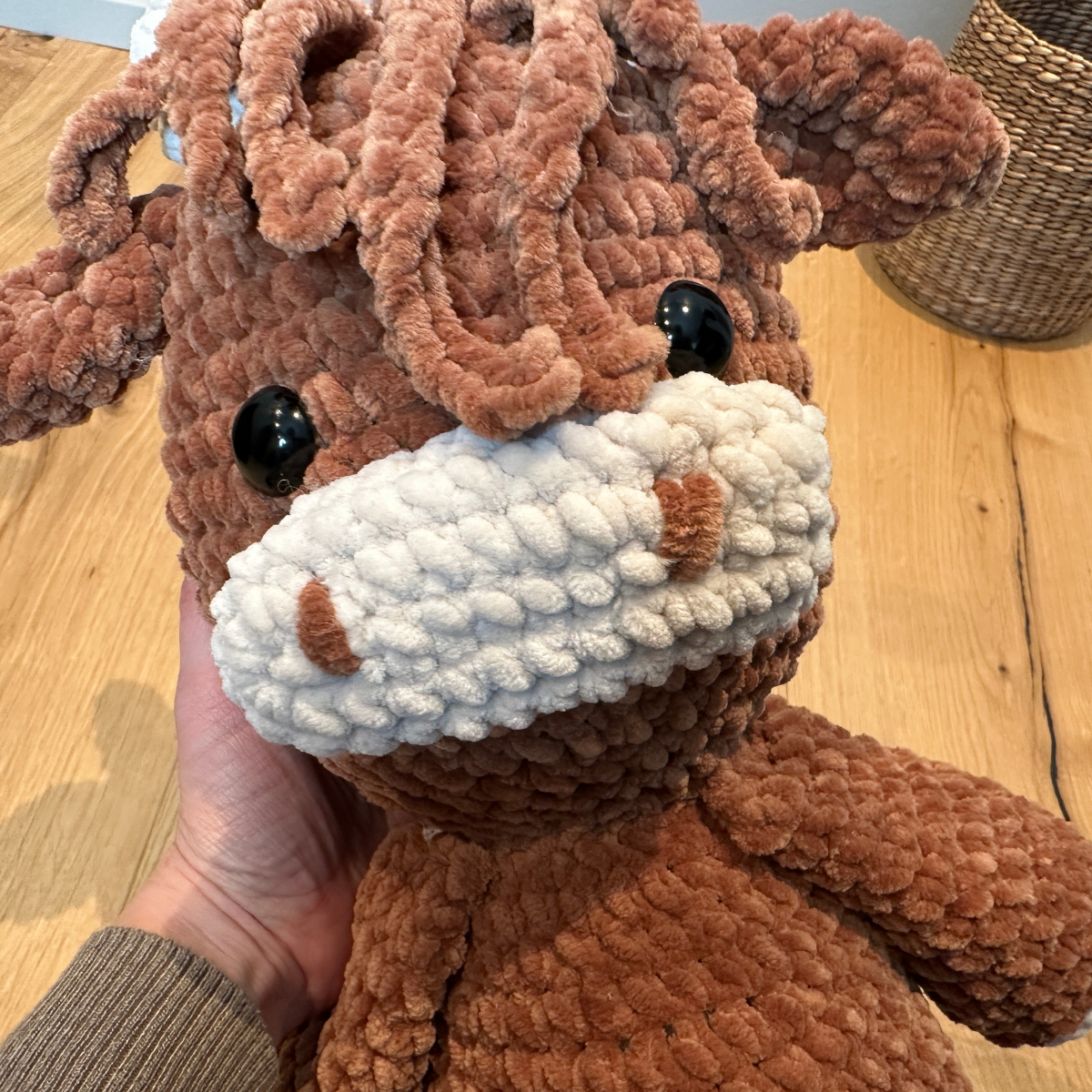 Crochet Pattern for a Highland Cow Amigurumi